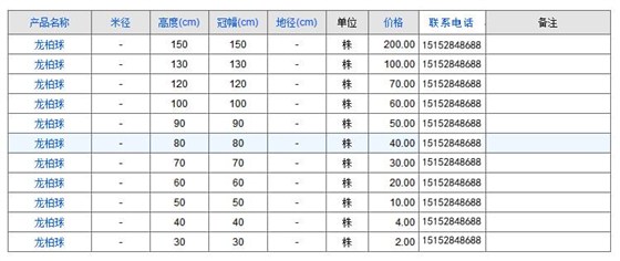 龙柏球