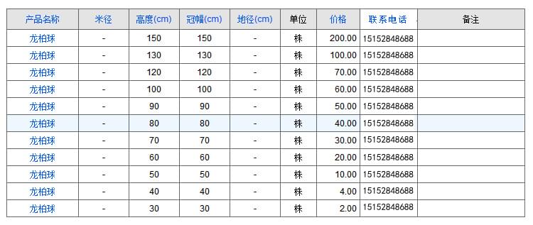 龙柏球